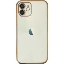 Apple İphone Uyumlu 11 Kılıf Razer Lensli Silikon - Gold Çok Renkli
