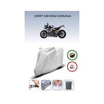 Gri Arka Çanta Uyumlu Bmw M 1000 R Uyumlu Motosiklet Brandası Motor Örtüsü