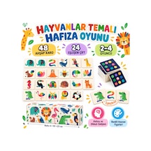 Hayvanlar Temalı Hafıza Eşleştirme Oyunu