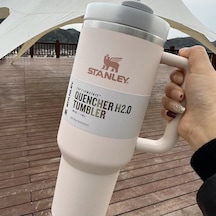 Stanley Quencher Pipetli Termos Bardak 1,18 Lt Açık Pembe Açık Pembe