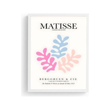 Beyaz Ahşap Çerçeveli Henri Matisse Tablosu Huhu289