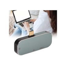Mini Boy Usb C Hub Adaptör, Galaxy S23 S24 S25 İle Uyumlu 3.5 Kulaklık Bağlantı Noktası Type-c Tipi Usb 3.0 Çevirici Hub 5'i 1 Arada 10gbps 100w Alüminyum Alaşımlı Malzeme Yx04