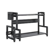 Rogfer Mutfak Çok Fonksiyonlu Raf Hanehalkı Tezgahı Baharat Depolama Rafları, Boyut:çift Katmanlı 30cm Diğer Diğer