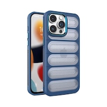 Newface Apple İphone 15 Pro Max Kılıf Airmax Silikon Kapak - Lacivert