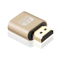 Zauss Hdmı 2.0 Uyumlu Vga Edıd Plug 4K Sanal Ekran Kartı Bi