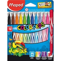 Maped 12 Renk Jungle Keçeli Kalem