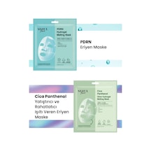 Dermal Pdrn Ve Cica Nemlendirici Yatıştırıcı Eriyen Maske Seti Kore Maske Seti 34 Gr.