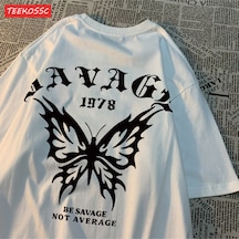 Noıssey Urban Pop Graphic Kadın Tişört Koleksiyonukod 5144 Beyaz
