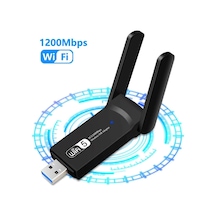 Ac1200 Mbps Wireless 2 Anten Adaptör Kablosuz USB Wi-Fi Alıcı 3.0