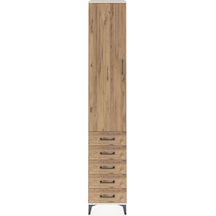 Hyperion Dolap 2 Raflı 5 Çekmeceli Tek Askılı 44x44x243 Aytaşı-çam Aytası