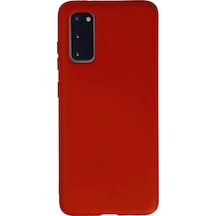 Znv Zenvia Mey İthalat Samsung Galaxy UyumluS20 Kılıf Nano İçi Kadife Silikon - Kırmızı Znv2025 Cmn Diğer