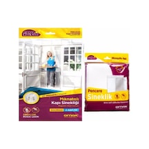 Omak Greenleaves Mıknatıslı Kapı Sinekliği 2x 60x210 Cm Ahşap