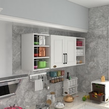 Kenzlife Hazır Mutfak Dolabı Domates60 Byz Mod1 60 160 32 Mebran Kapak Suntalam Gövde Beyaz