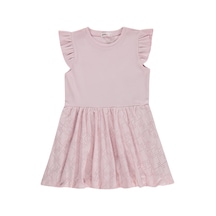 Civil Girls Balon 6-9 Yaş Elbise - Pembe
