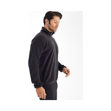 Crozwise Yarım Fermuarlı - Erkek Antrasit Spor Polar - 6036-06