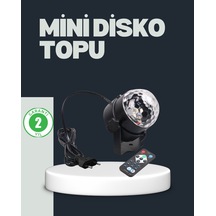 Rgb Led Disko Küresi 7 Modlu Uzaktan Kumandalı Renkli 92053921