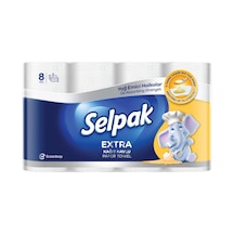 4 Adet Selpak 3 Katlı Yağ Emici Kağıt Havlu 8'li