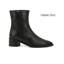Gönderi(R) Gönderi R Kadın Siyah Fermuarlı Sivri Burun Hakiki Deri Bot Gkzb13453433 Siyah