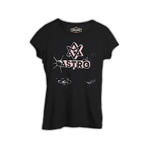 Astro - Universe Siyah Kadın Tshirt 001