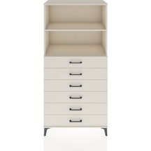 Hyperion Dolap 2 Raflı 6 Çekmeceli 88x44x182 Aytaşı-aytaşı Aytaşı