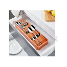 5 Bölmeli Organizer Çekmece Içi Kaşıklık Bakır