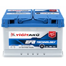 Yiğit Akü 12v 72 Ah 760a Efb Start-stop Otomobil Aküsü 2026 Üretim