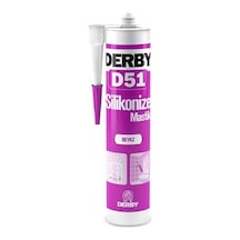 D51 500gr Silikonize Mastik Beyaz 1 Adet Diğer