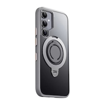 Samsung Galaxy Uyumlu S24 Avatar 360 Dönen Magsafe Kapak - Titan Gri Bzsxx00 1