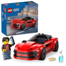 LEGO® City Kırmızı Spor Araba 60448 - 5 Yaş ve Üzeri Çocuklar için Yaratıcı Oyuncak Yapım Seti (109 Parça)
