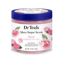 Dr Teal's Shea Sugar Scrub Rose Vücut Peeling 538 G