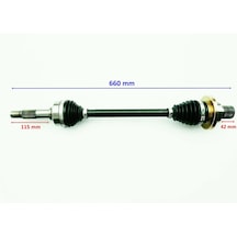 Mondial Atv Cf Arka Aks Sol 660X500-800Cc (492651459)