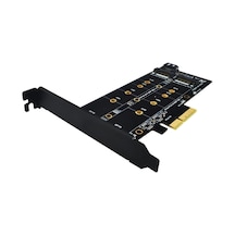 M.2 Nvme Ssd To Pci-E X4 Sata 4898P Çevirici Adaptör Dönüştürücü