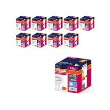 10'lu Osram Value Par16 50 36d 4.5w Soğuk Beyaz 4000k Gu10 Led Ampul Diğer