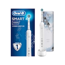 Oral-B Smart 4 4500 Modern Motif Elektrikli Diş Fırçası Beyaz