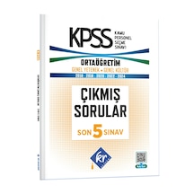 Kpss Genel Yetenek Genel Kültür Ortaöğretim Son 5 Sınav Çıkmış Sorular Kr Akademi Yayınları