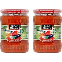 Rıfat Minare Lütenitsa Acı Sos Cam 2 x 580 G