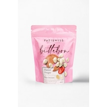 Patiswiss Bittebon Çilek Aromalı Beyaz Çikolatalı Bisküvi Draje 120 G