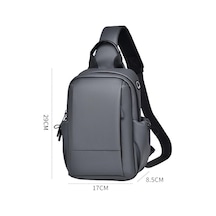 Sones Oumantu 908 Çok İşlevli Su Geçirmez İş Göğüs Çantası Büyük Kapasiteli Omuz Çantası Yeşil