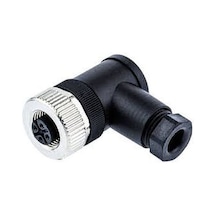 Zhong M12pg-4d ,m12/4-pin Açılı Dişi Soket