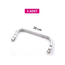 Z12concept Gizli Metal Çanta Bursu - 3 Adet - 20 Cm - Metal Çanta Aparatı Çanta Aksesuarı