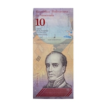 Venezuela 2018 Yılı 10 Bolivares Çil Unc Koleksiyon Para