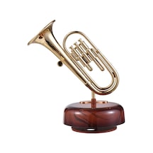 Vkemall Müzik Kutusu Trompet Müzik Kutusu Klasik Kurmalı Müzik Kutusu Dönen Müzik Kutusu Dönen Tabanl