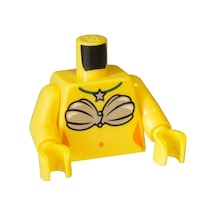 Minifigür Parçaları: Torso, Vücut, Gövde: 973pb0526c01
