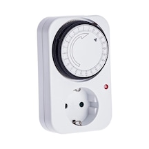 Tr 3500 Watt Mekanik Günlük Zaman Ayarlı Priz, Su Ayarlı, Kuluçka İçin, Bahçe Sulama, Aydınlatma