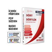 2026 YKS-TYT Mebi-ogm Dört Dörtlük Biyoloji Pekiştirme Testleri Soru Bankası Baskı Ücreti