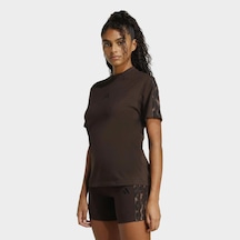 Adidas Seasonal Essentials Kadın Kahverengi Tişört Ke8830