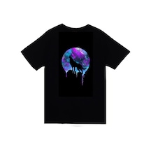 Therian Kurt Baskılı Unisex %100 Pamuk Siyah T-shirt SIYAH