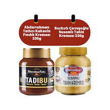 Abdurrahman Tatlıcı Tadıbu 330 Gr+ Çavuşoğlu Susamlı Tahin Kreması 330 Gr