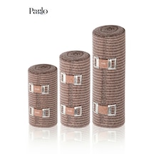 Parlo Elastik Bandaj 3 Lü Set 10-15-20 Cm %300 Esnek, 4,5 M Ye Kadar Uzayan, Metal Kancalı Destek Sargı Seti