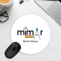Mimara İsme Özel Oval Mousepad